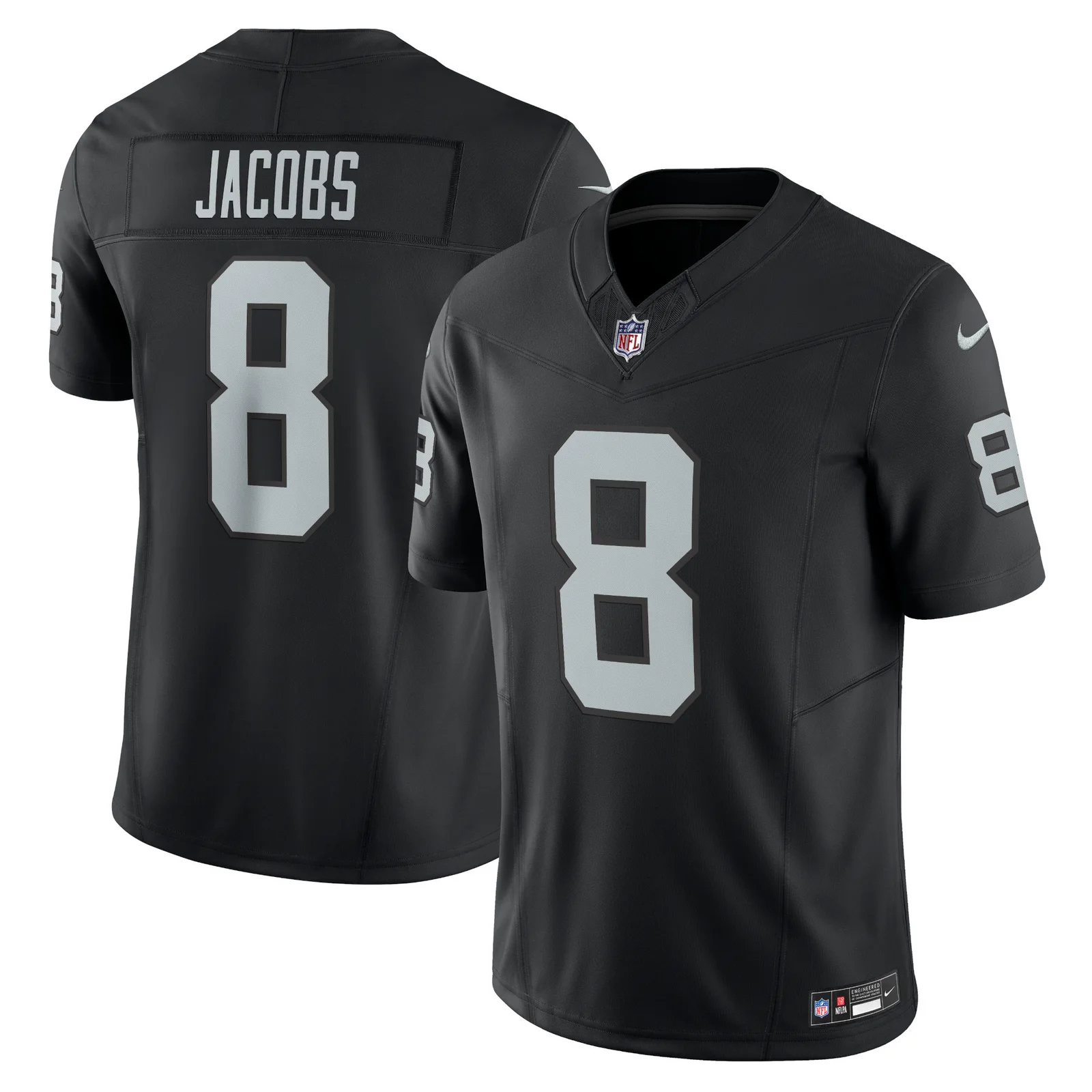 Men's Josh Jacobs Las Vegas Raiders Vapor F.U.S.E. Limited Jersey - Black -