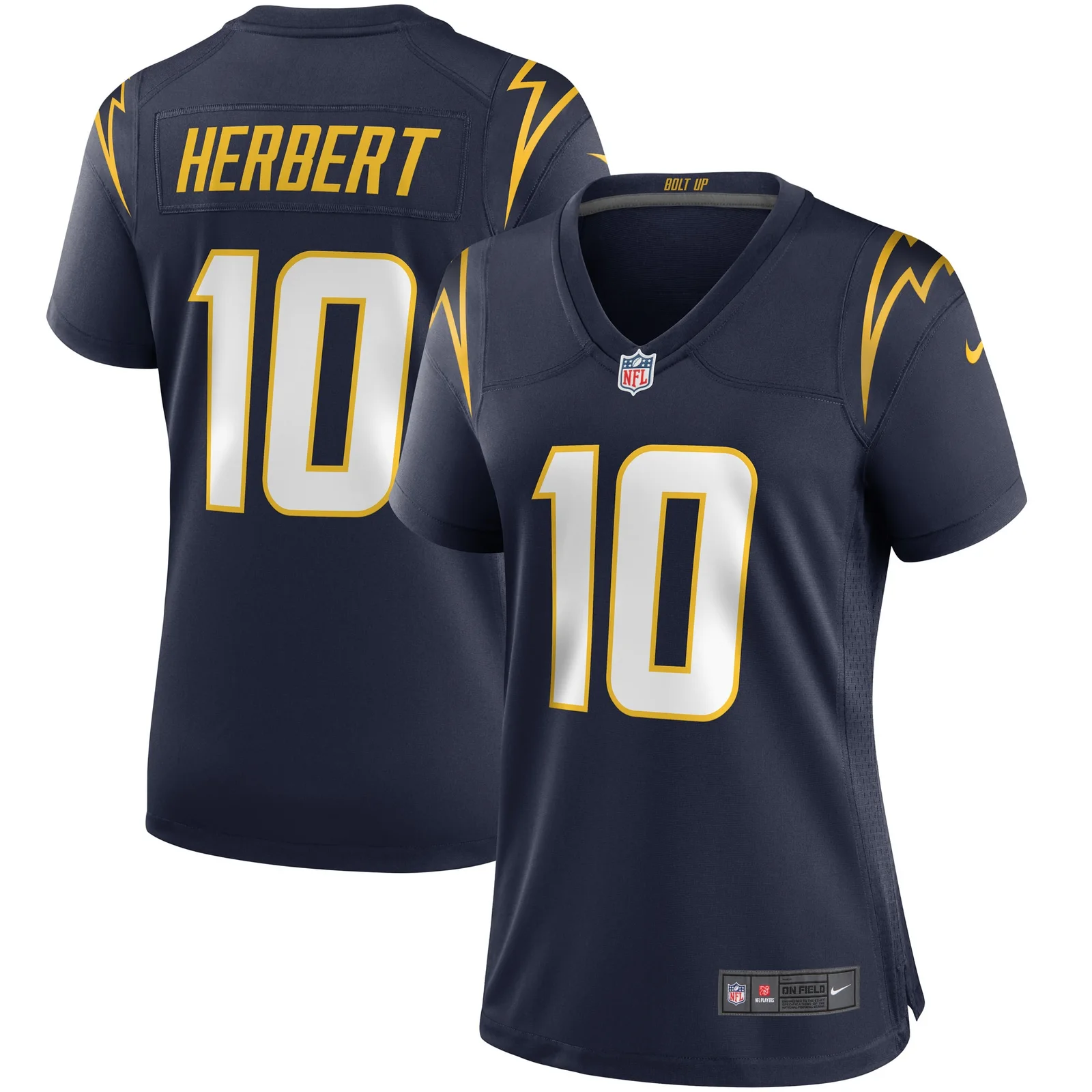 Justin Herbert Los Angeles Chargers Woman's Game Jersey - Navy -