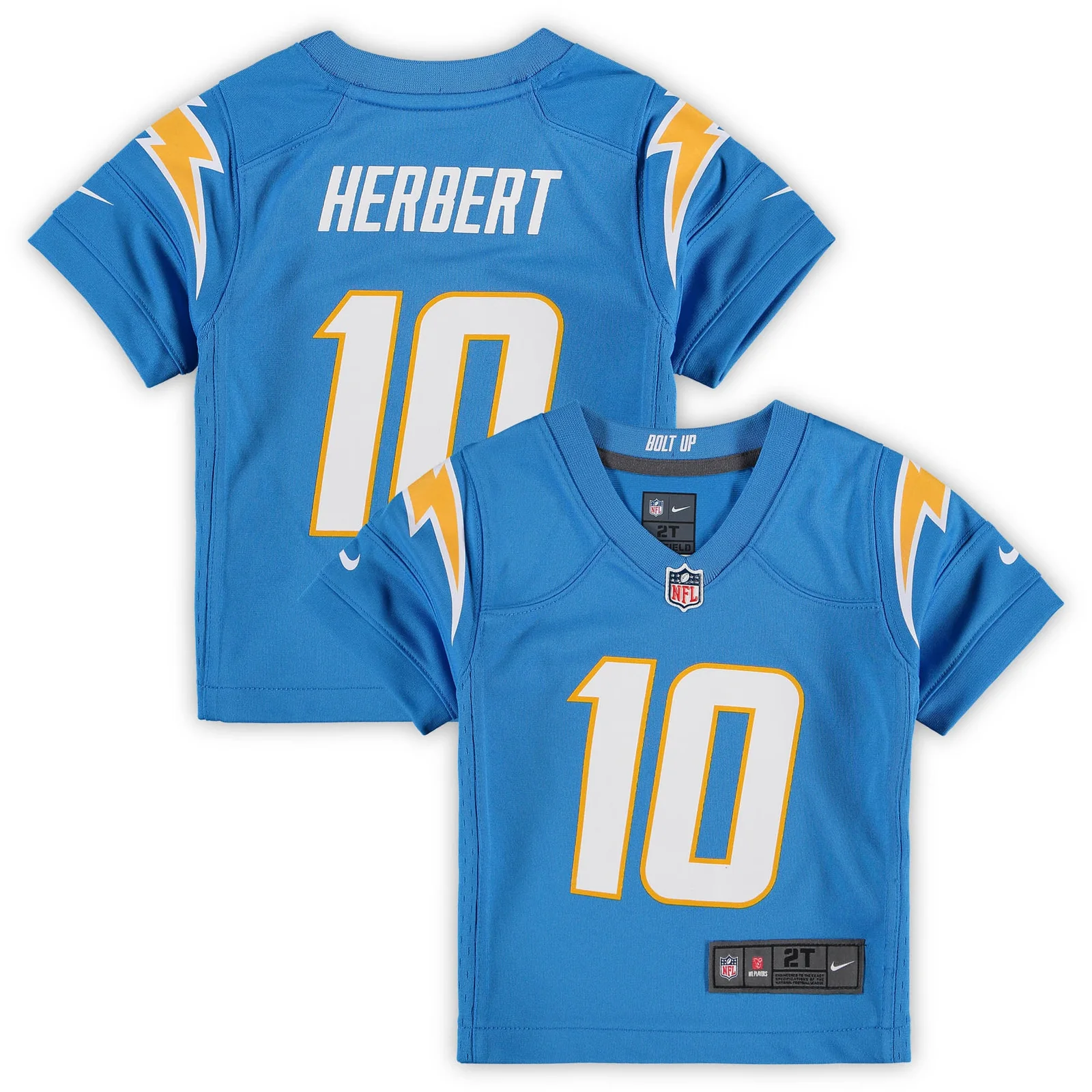 Men's Justin Herbert Los Angeles Chargers Toddler Game Jersey - Powder Blue -