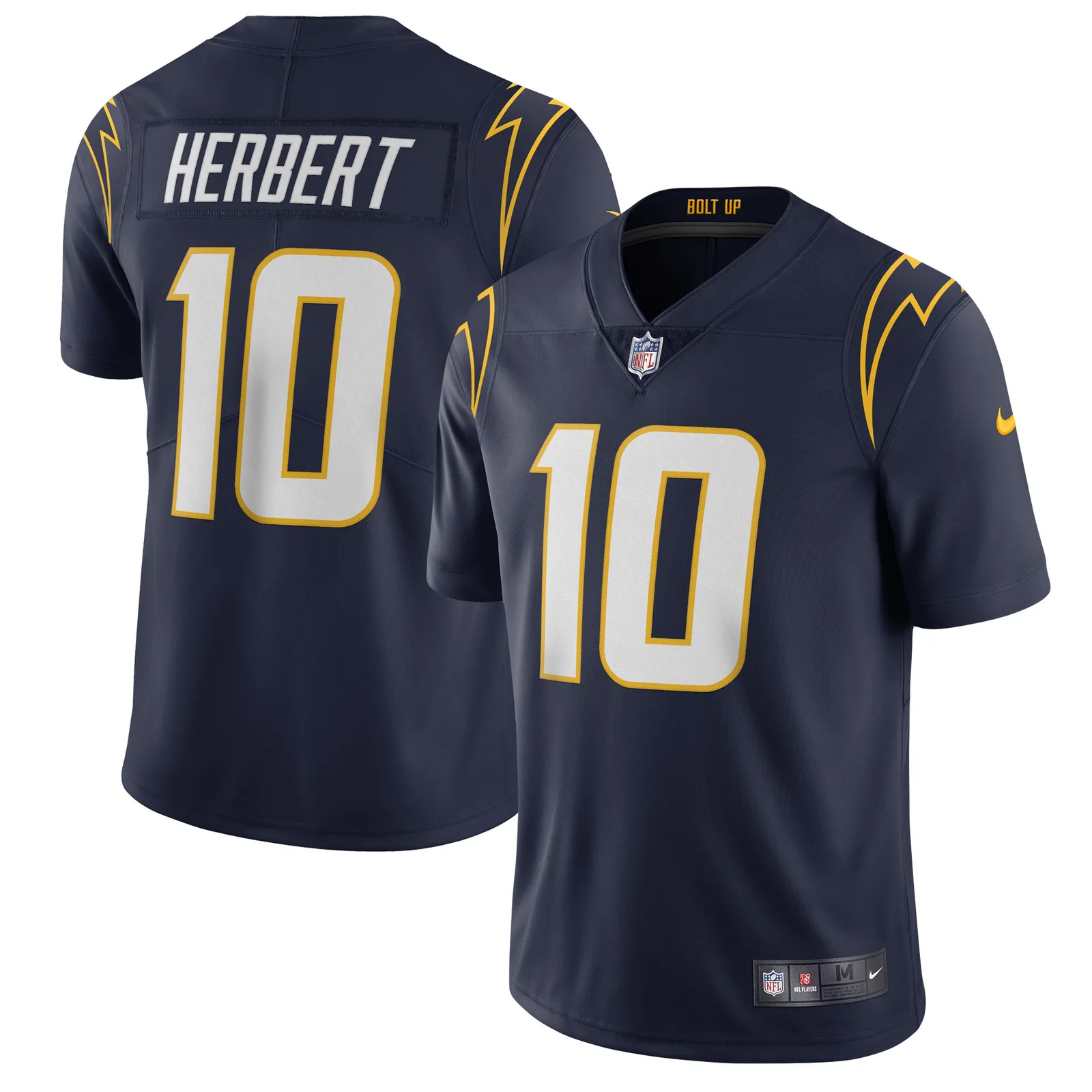 Men's Justin Herbert Los Angeles Chargers Vapor Limited Jersey - Navy -