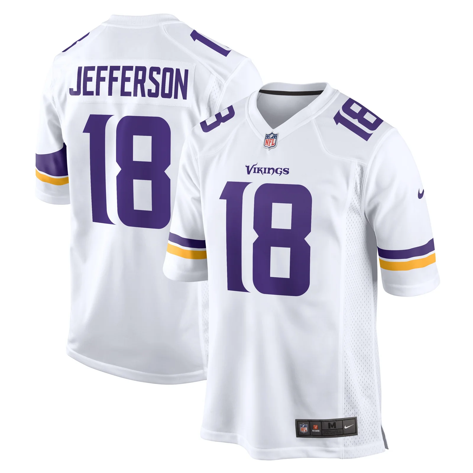 Men's Justin Jefferson Minnesota Vikings Game Player Jersey - White -
