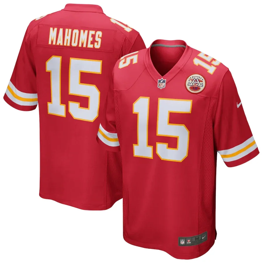 Men's Patrick Mahomes Kansas City Chiefs Home Game Jersey - Red -