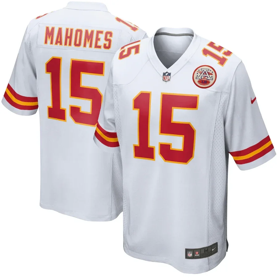 Men's Patrick Mahomes Kansas City Chiefs Road Game Jersey - White -