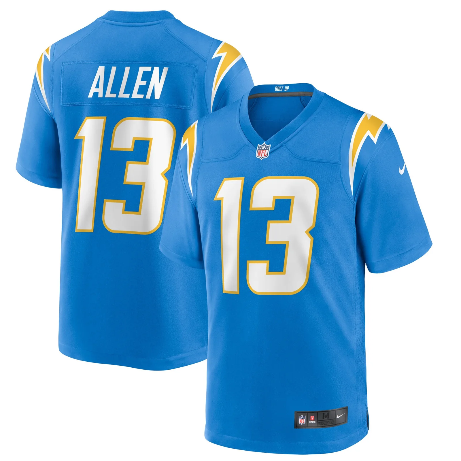Men's Keenan Allen Los Angeles Chargers Game Player Jersey - Powder Blue -