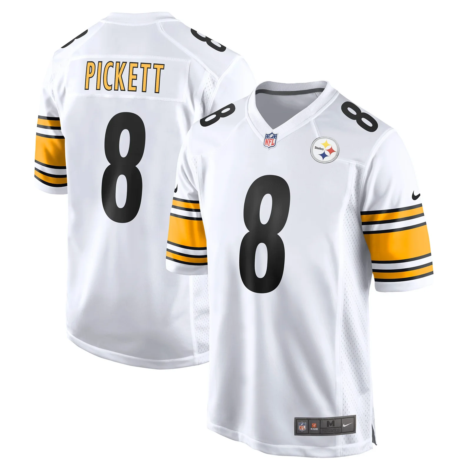 Men'sKenny Pickett Pittsburgh Steelers Player Game Jersey - White -