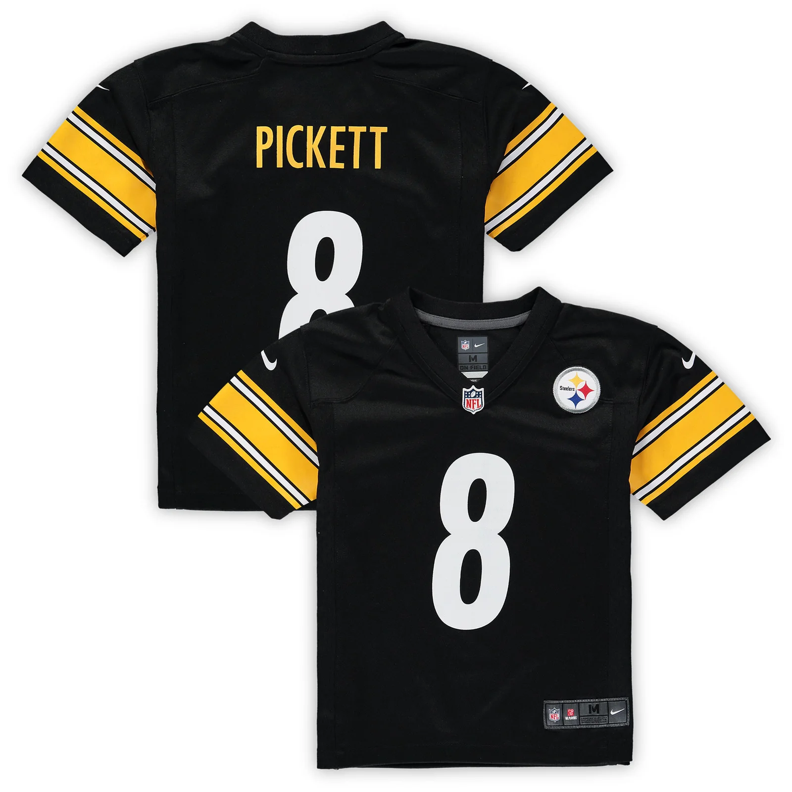 Men'sKenny Pickett Pittsburgh Steelers Preschool Game Jersey - Black -