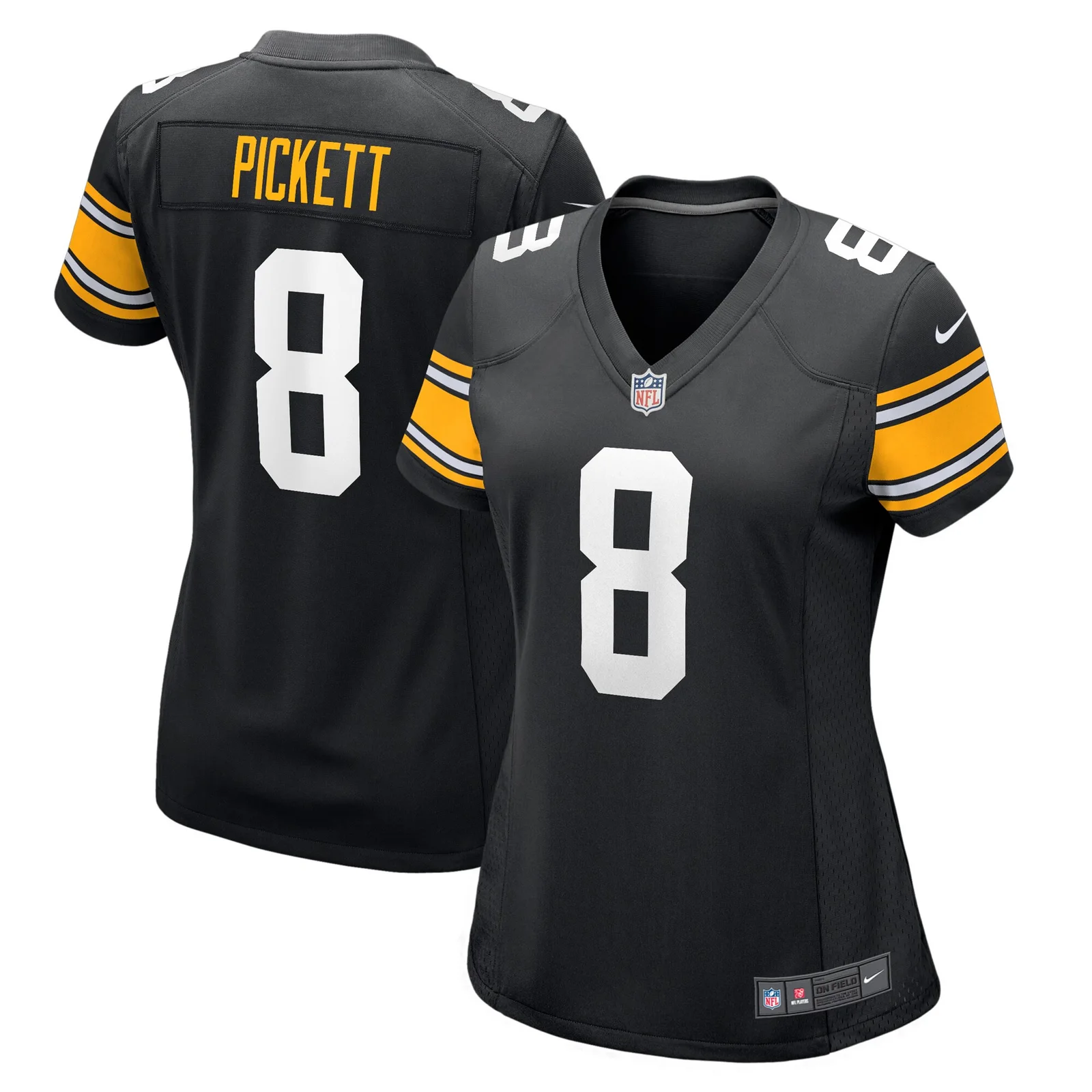 Kenny Pickett Pittsburgh Steelers Woman's Alternate Game Jersey - Black -