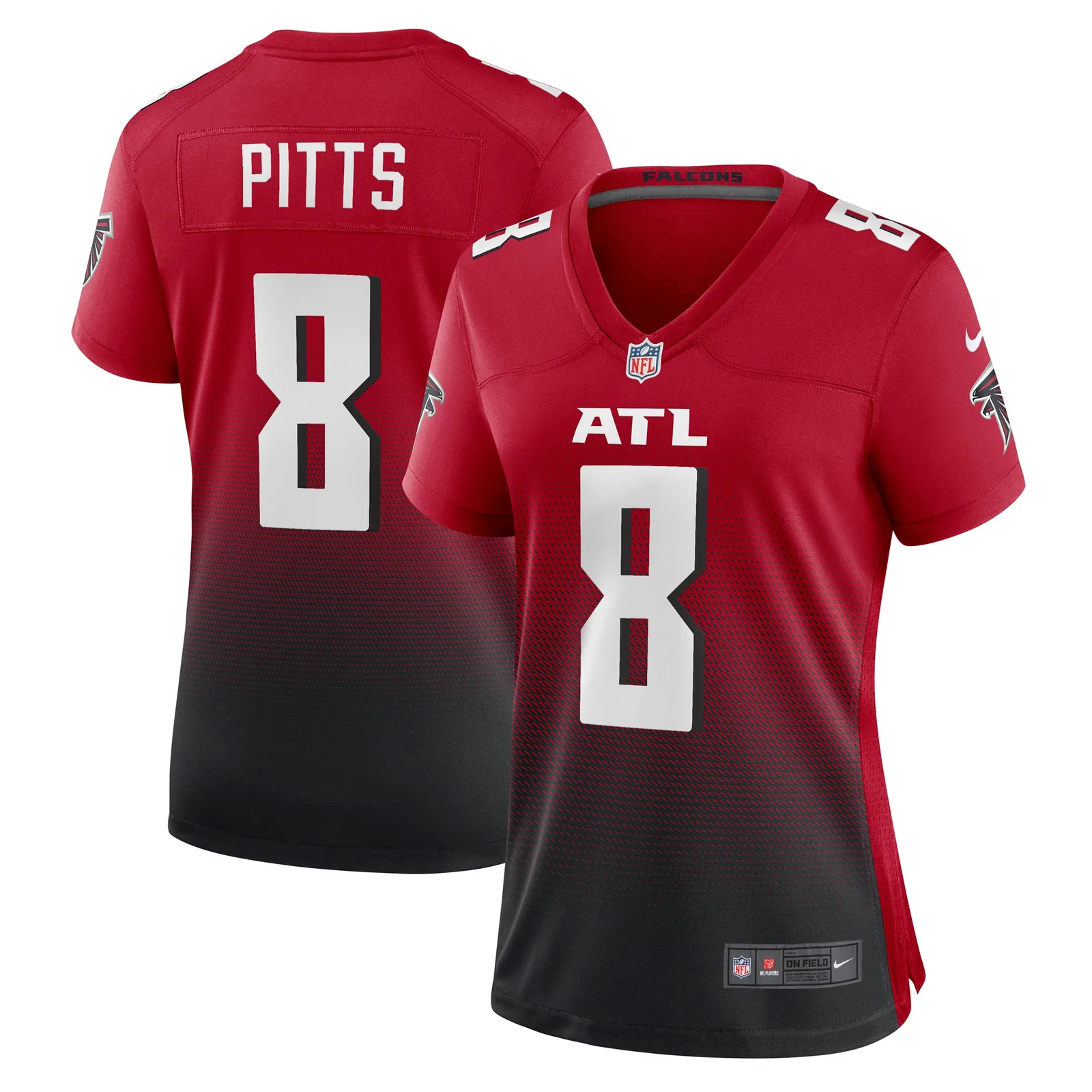 Kyle Pitts Atlanta Falcons Woman's Alternate Game Jersey - Red -