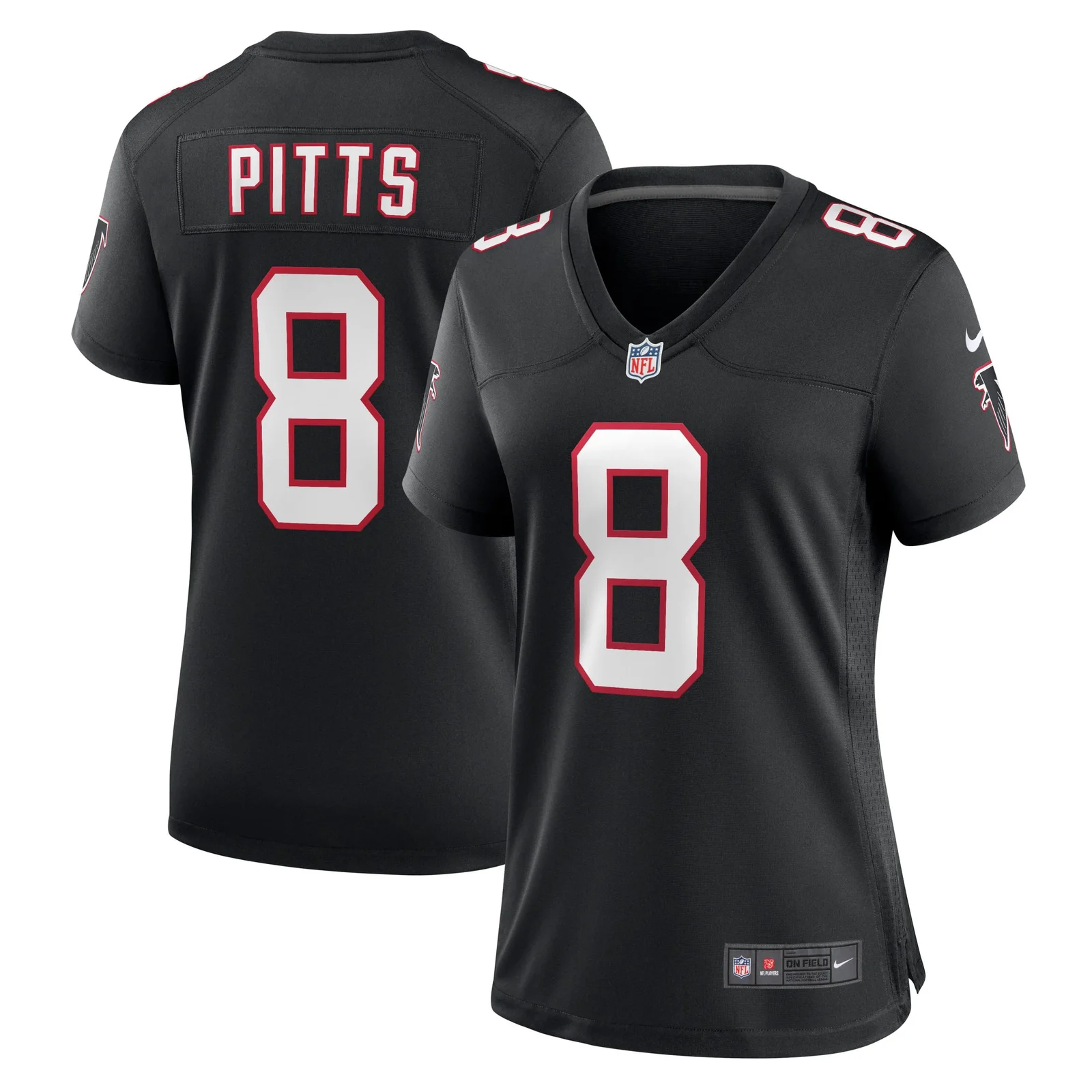 Kyle Pitts Atlanta Falcons Woman's Game Jersey - Black -