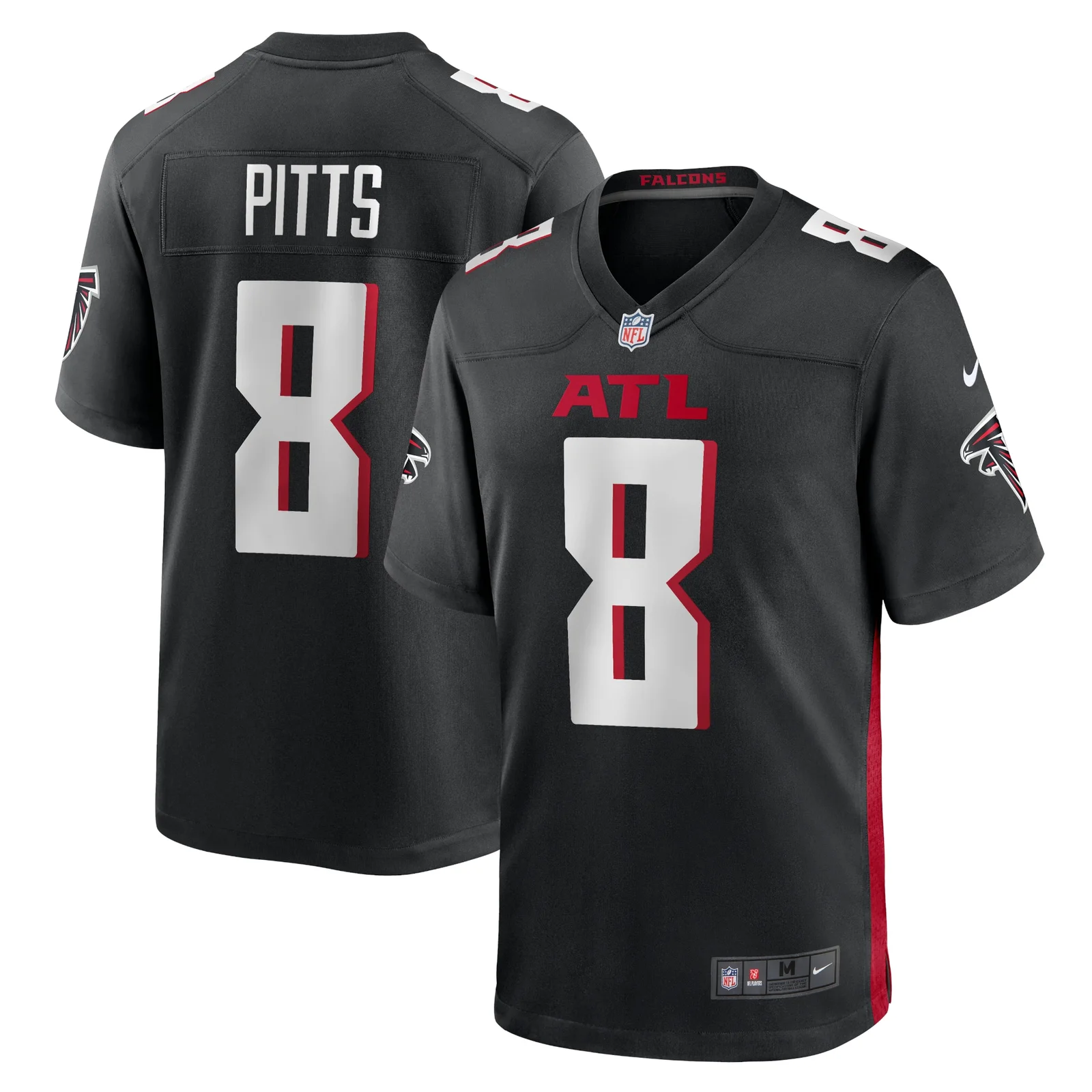 Kyle Pitts Atlanta Falcons Youth Game Jersey - Black -