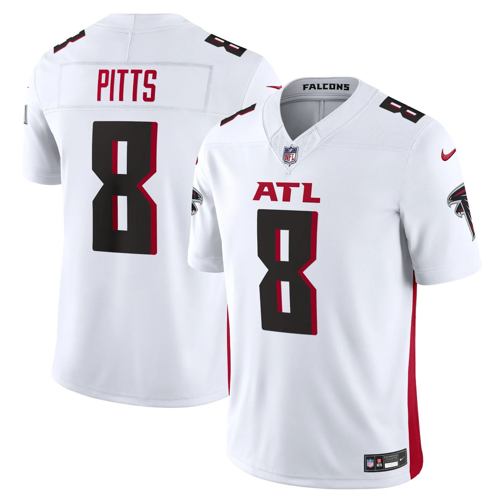 Men's Kyle Pitts Atlanta Falcons Vapor F.U.S.E. Limited Jersey - White -