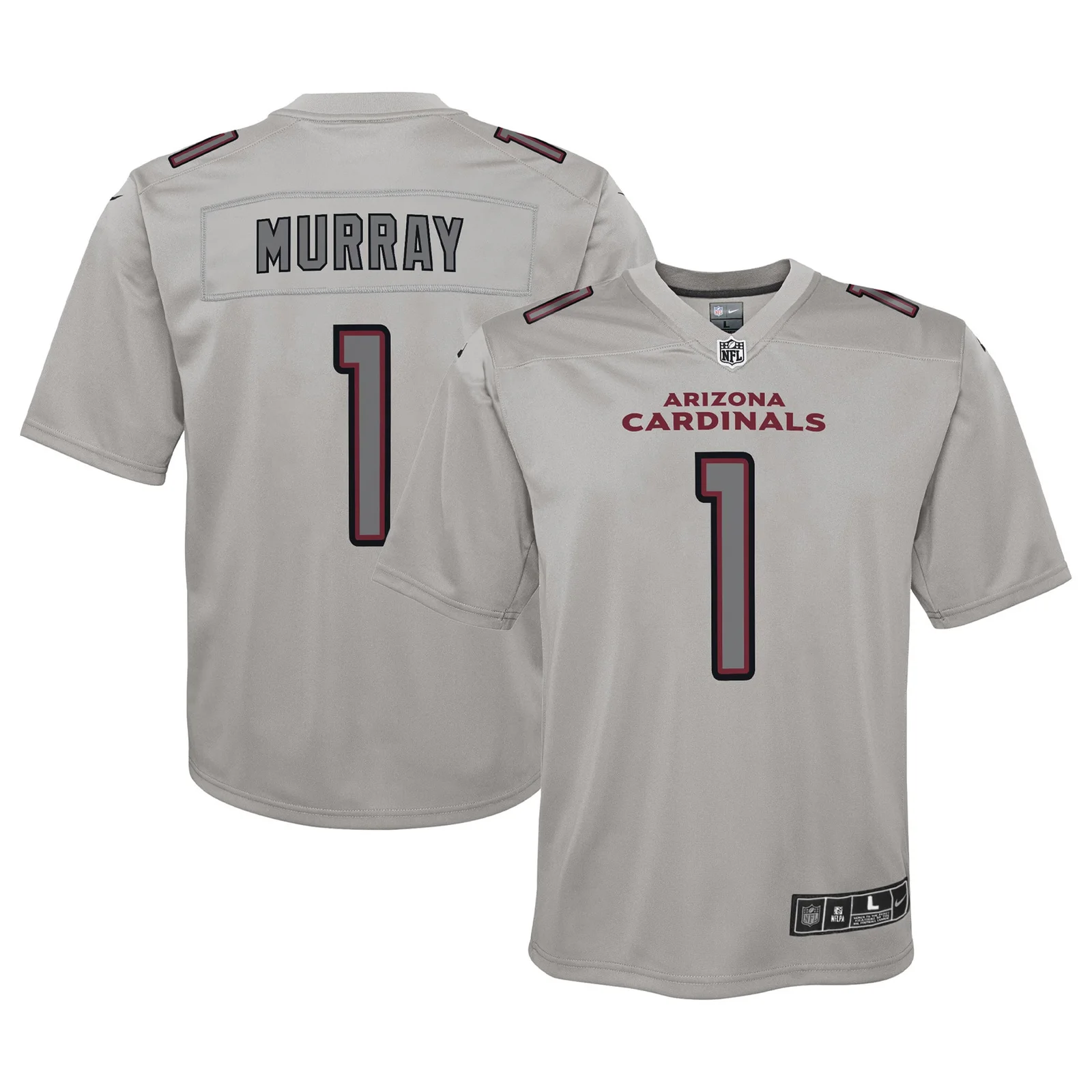 Kyler Murray Arizona Cardinals Youth Atmosphere Game Jersey - Gray -