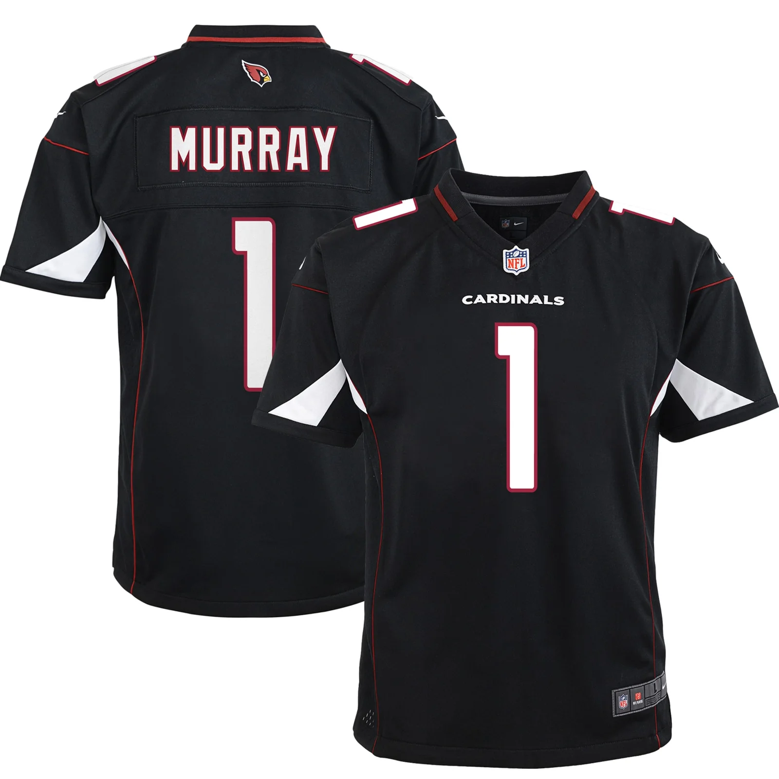Kyler Murray Arizona Cardinals Youth Game Player Jersey - Black -