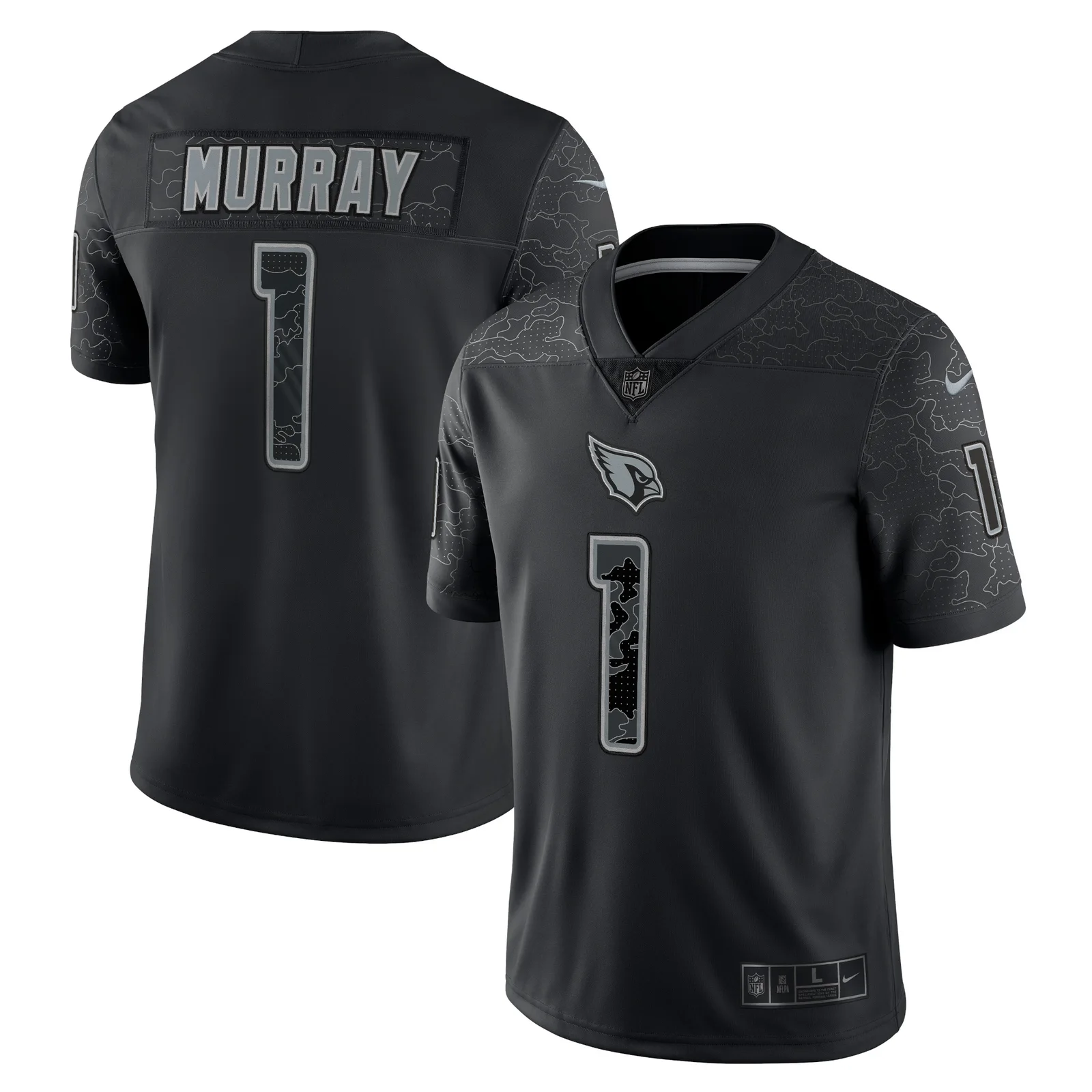 Men's Kyler Murray Arizona Cardinals RFLCTV Limited Jersey - Black -