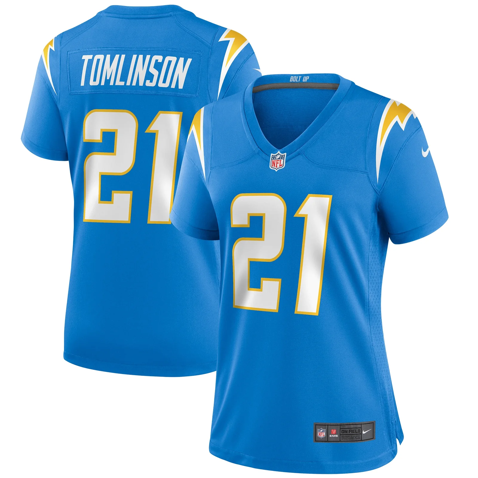 LaDainian Tomlinson Los Angeles Chargers Woman's Game Retired Player Jersey - Powder Blue -