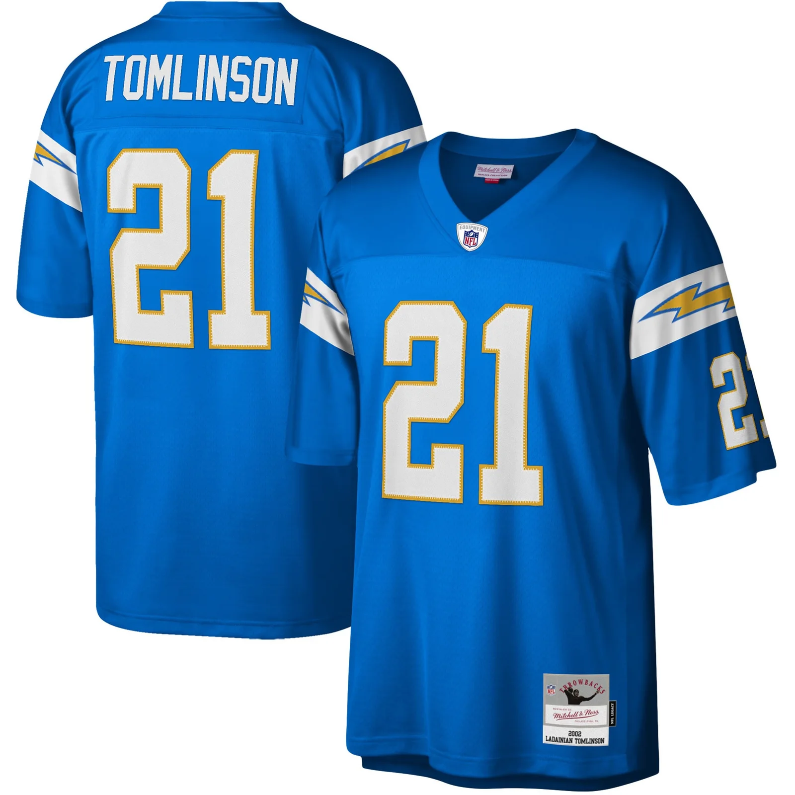 Men's LaDainian Tomlinson Los Angeles Chargers Mitchell &amp; Ness 2009 Legacy  Jersey - Powder Blue