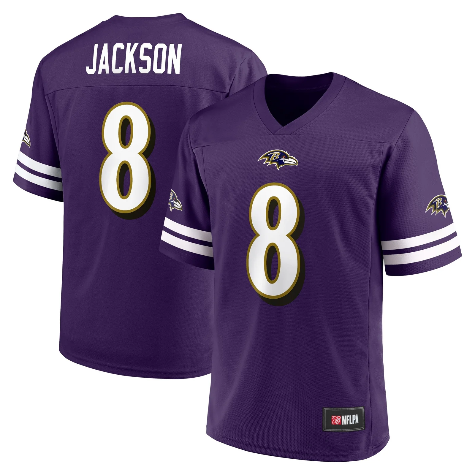 Men's Lamar Jackson Purple Baltimore Ravens  Player Jersey