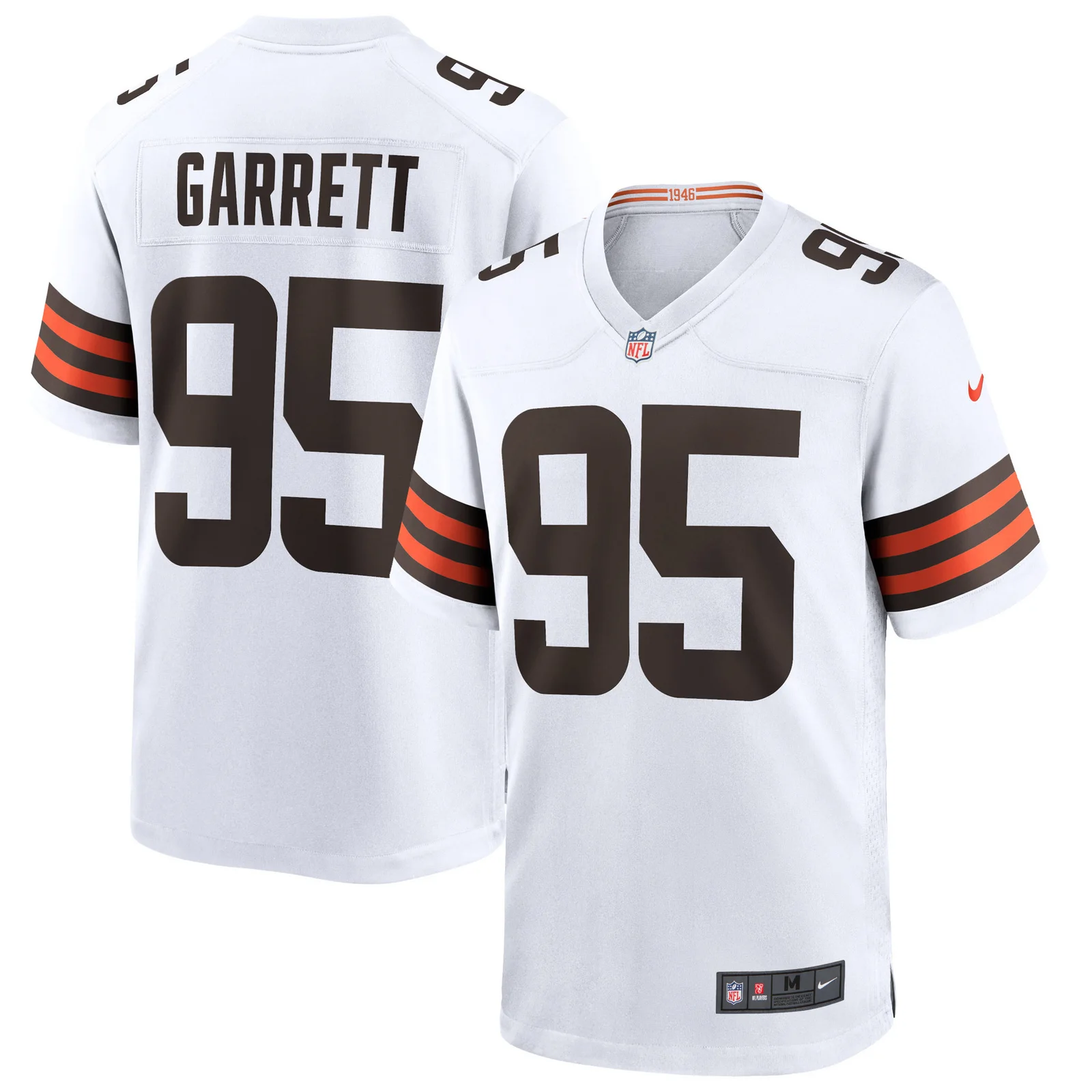 Men'sMyles Garrett Cleveland Browns Player Game Jersey - White -