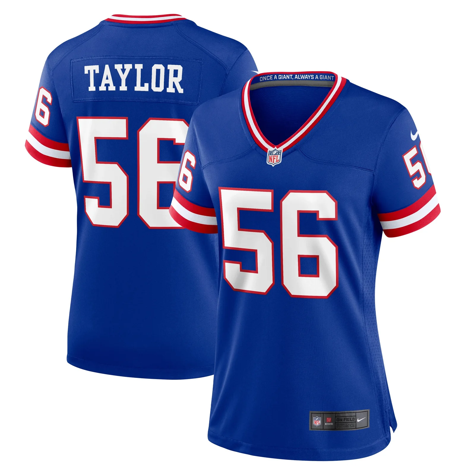 Lawrence Taylor New York Giants Woman's Classic Retired Player Game Jersey - Royal -