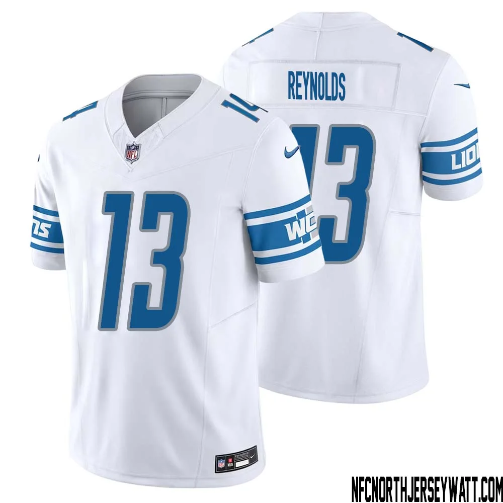 Craig Reynolds No 13 Men White Detroit Lions Vapor F.U.S.E. Limited Jersey 1