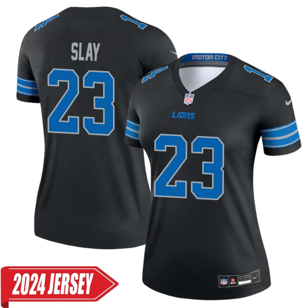 Darius Slay No 23 Woman s Detroit Lions 2nd Alternate Vapor F.U.S.E. Limited 2024 Jersey Black