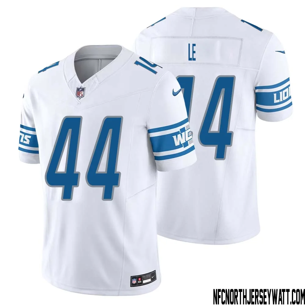 Dick Le No 44 Men White Detroit Lions Vapor F.U.S.E. Limited Jersey