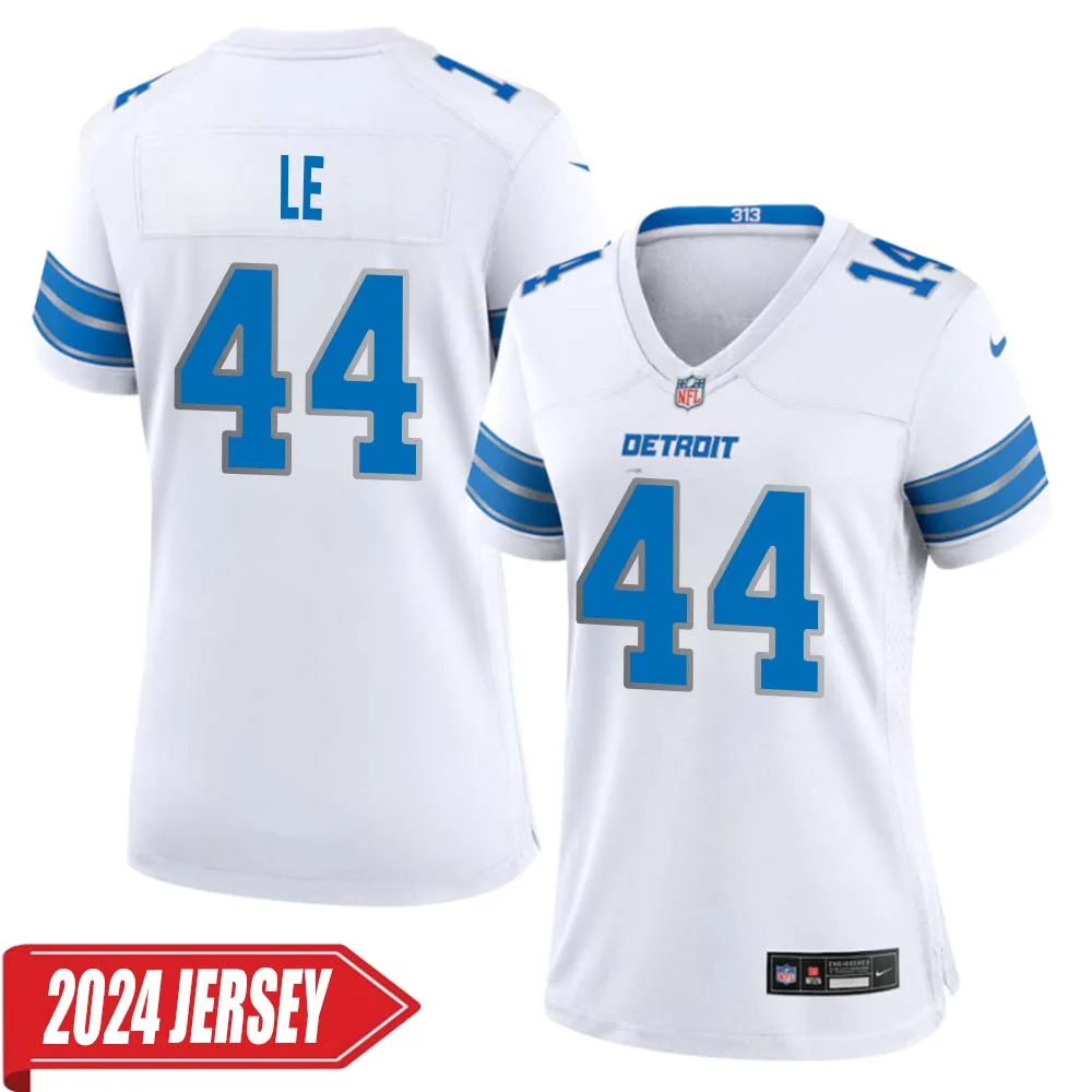 Dick Le No 44 Woman s Detroit Lions Away Game 2024 Jersey White