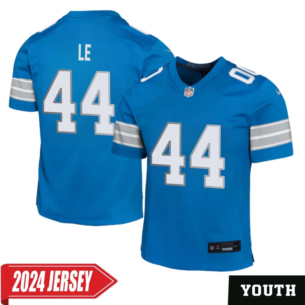 Dick Le No 44 Youth s Detroit Lions Home Game 2024 Jersey Blue