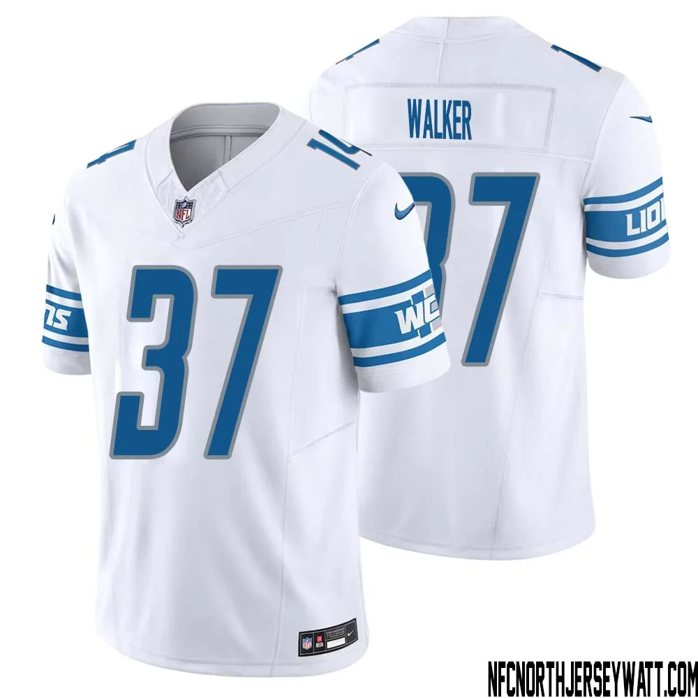 Doak Walker No 37 Men White Detroit Lions Vapor F.U.S.E. Limited Jersey 1