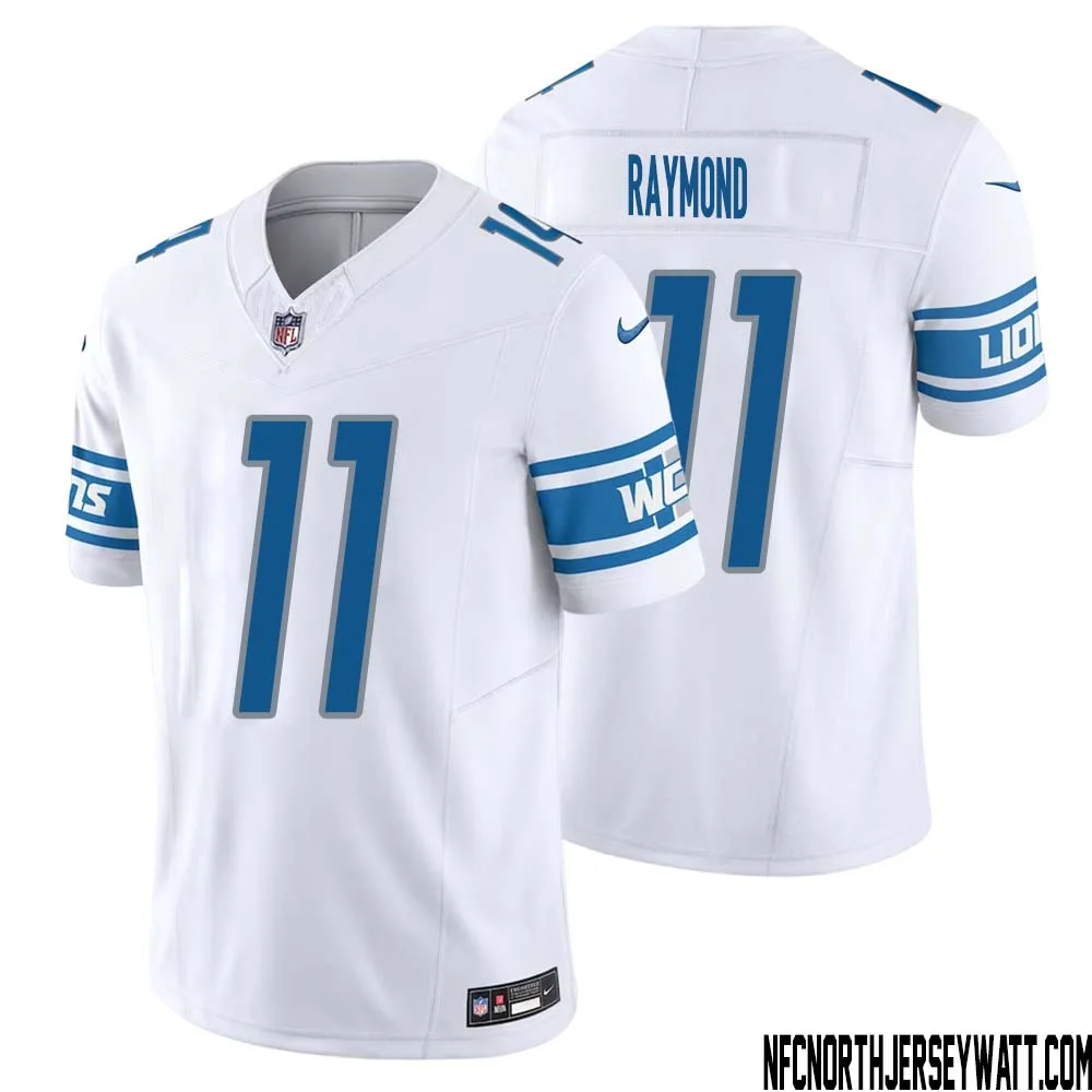 Kalif Raymond No 11 Men White Detroit Lions Vapor F.U.S.E. Limited Jersey 1