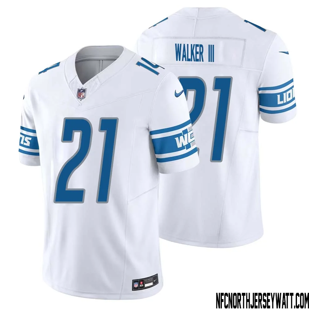 Tracy Walker III No 21 Men White Detroit Lions Vapor F.U.S.E. Limited Jersey