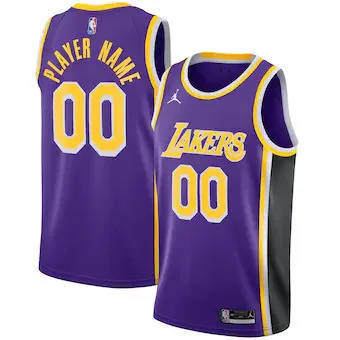 Youth'sLos Angeles Lakers Jordan Statet Swingman Jersey - Custom - -