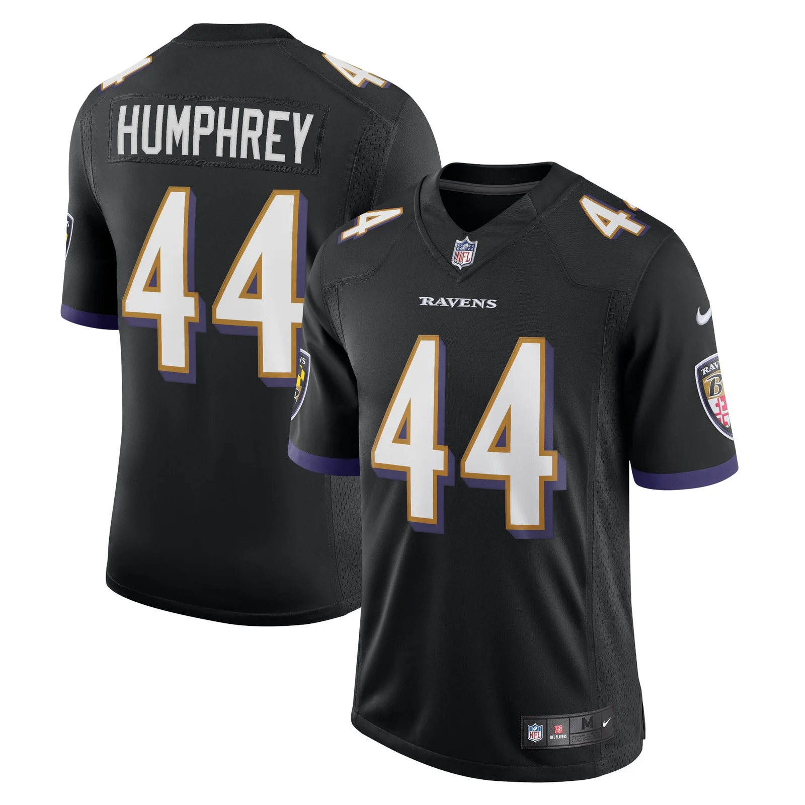 Men'sMarlon Humphrey Baltimore Ravens Vapor Limited Jersey - Black -