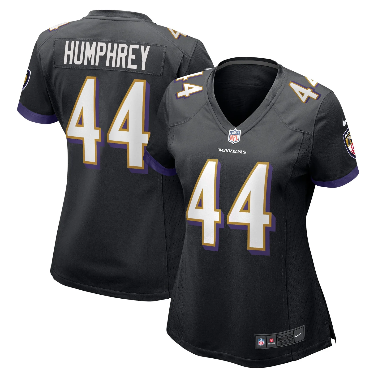 Marlon Humphrey Baltimore Ravens Woman's Game Jersey - Black -