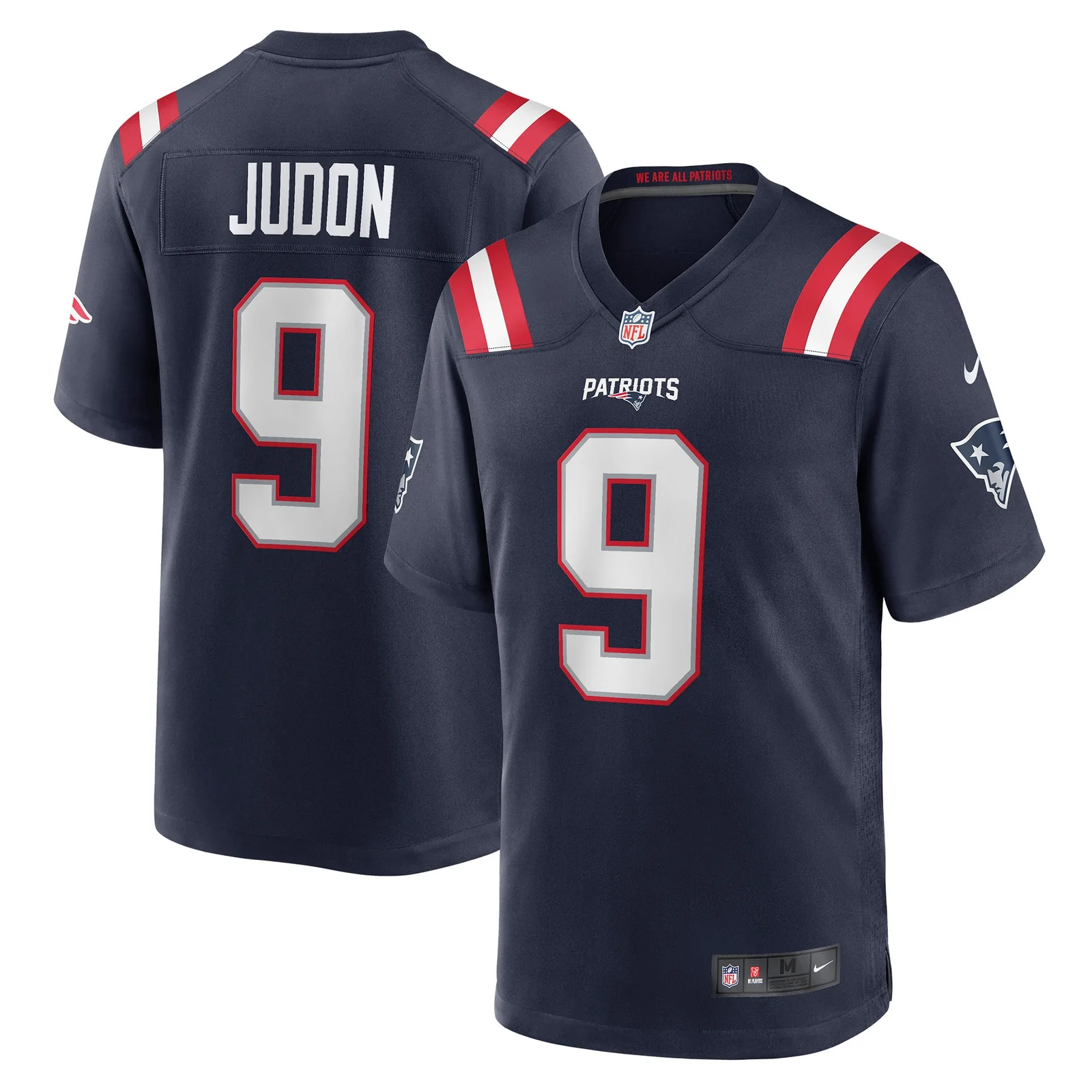 Men'sMatthew Judon New England Patriots Game Player Jersey - Navy -