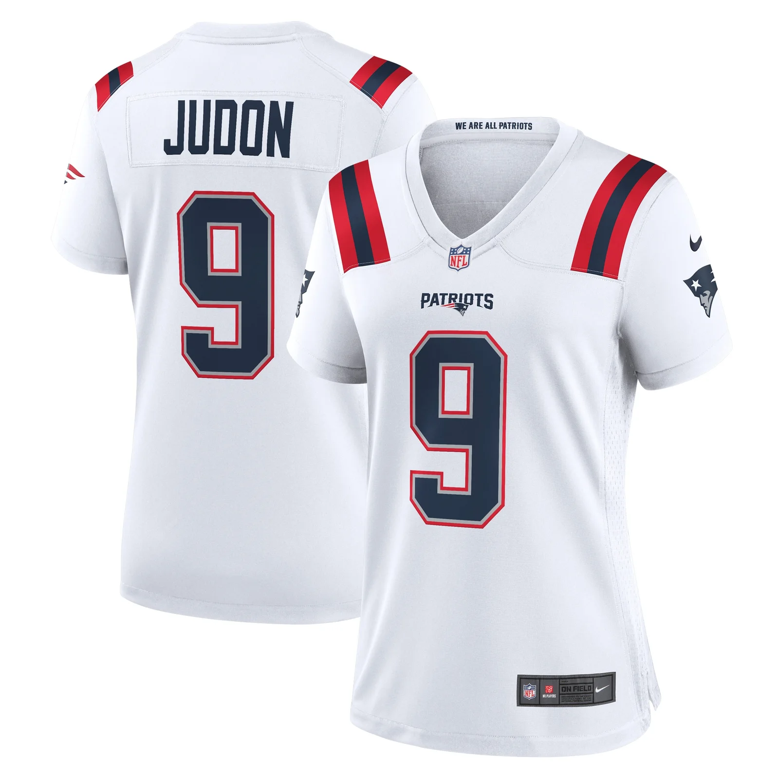 Matthew Judon New England Patriots Woman's  Game Jersey - White -