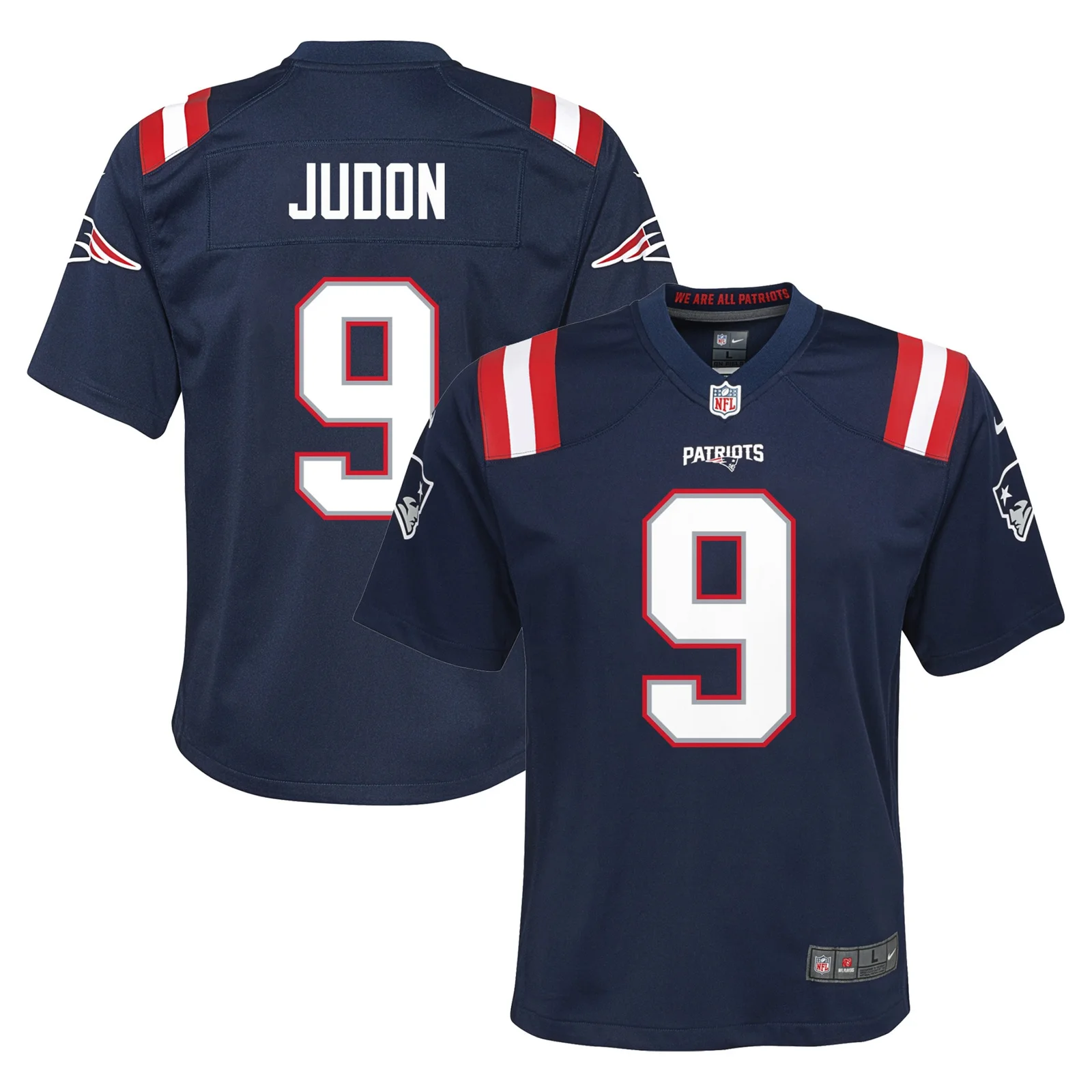 Matthew Judon New England Patriots Youth Game Jersey - Navy -