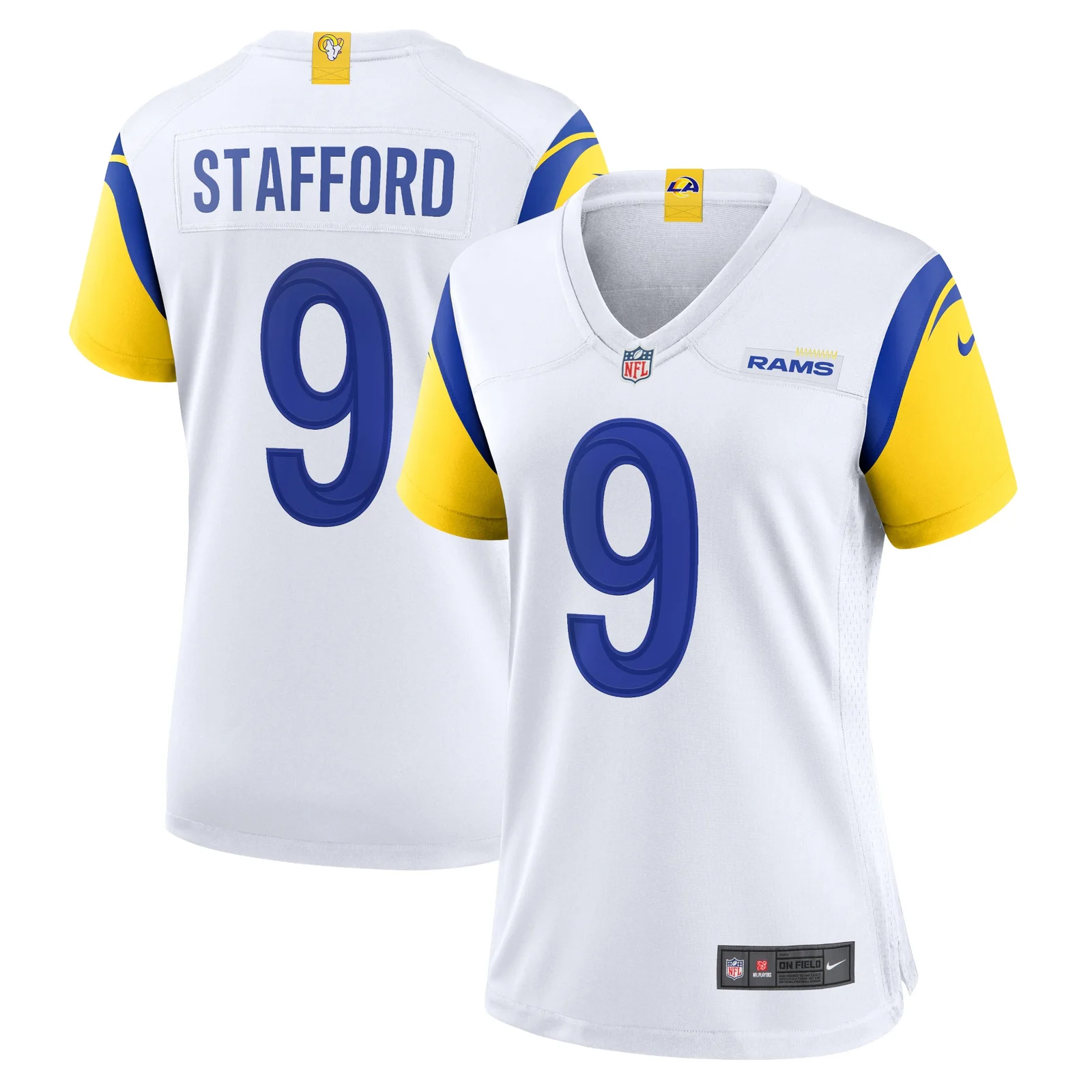 Matthew Stafford Los Angeles Rams Woman's Alternate Player Game Jersey - White -