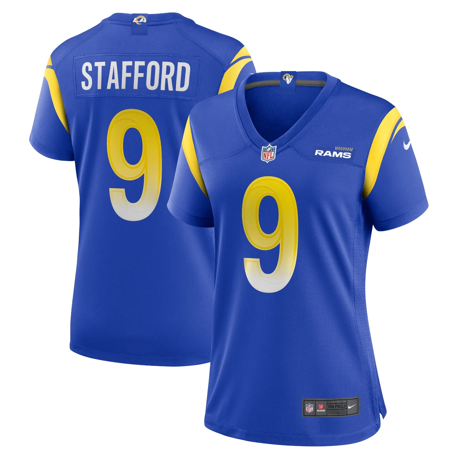 Matthew Stafford Los Angeles Rams Woman's Player Game Jersey - Royal -