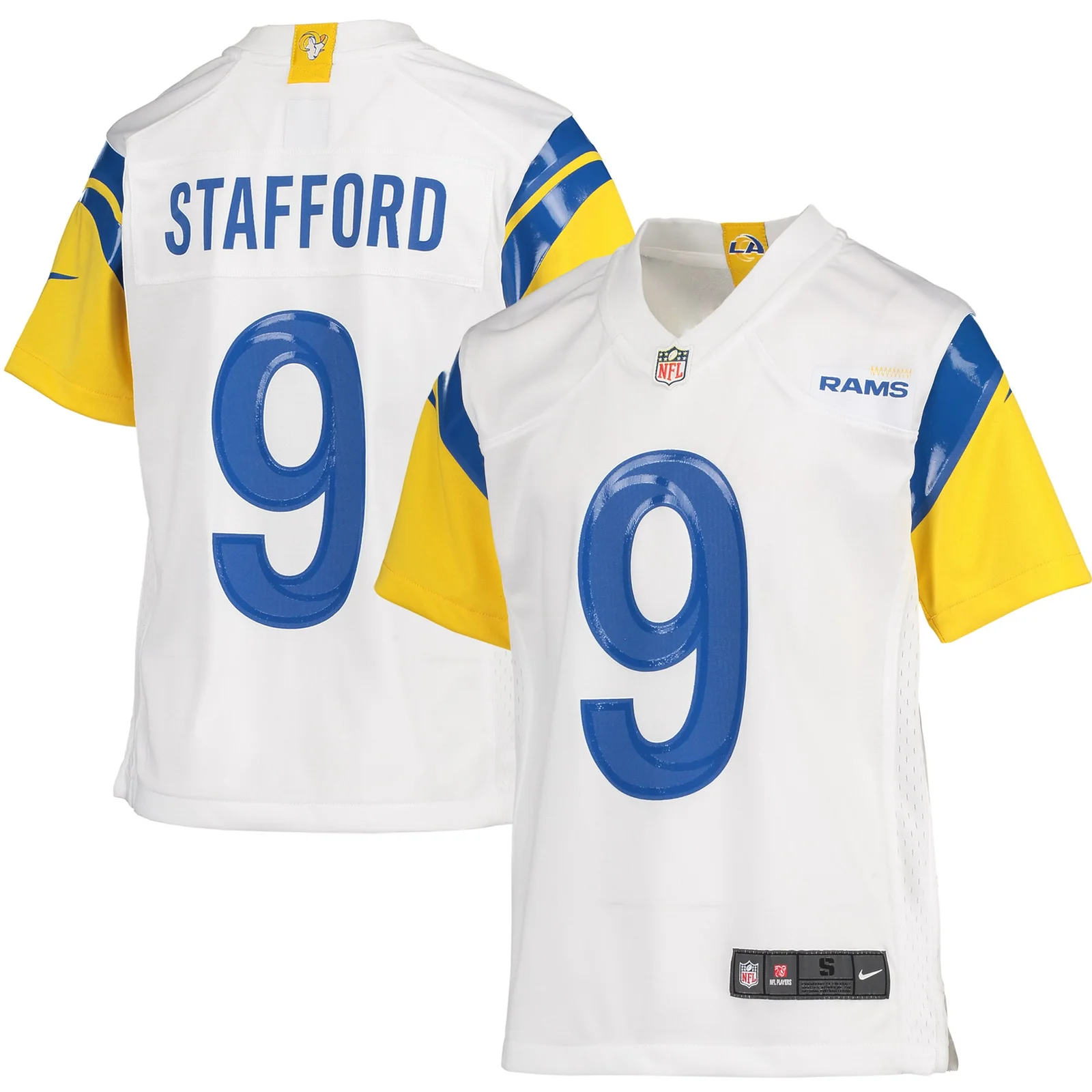 Matthew Stafford Los Angeles Rams Youth Game Jersey - White -