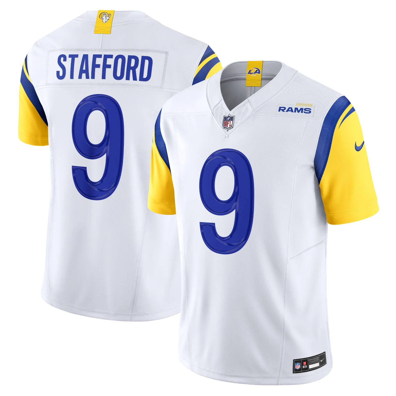 Men's Matthew Stafford Los Angeles Rams Vapor F.U.S.E. Limited Jersey - White -