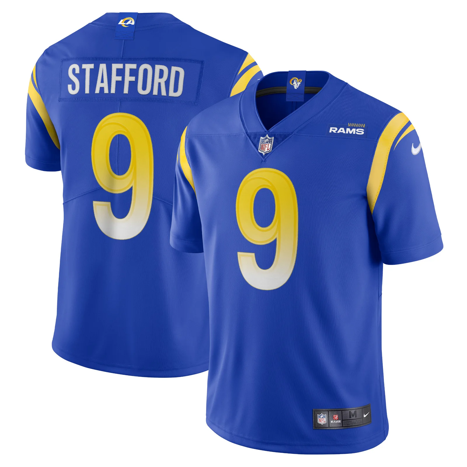 Men's Matthew Stafford Los Angeles Rams Vapor Limited Jersey - Royal -