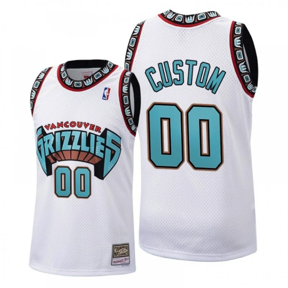 Youth's CUSTOM MEMPHIS GRIZZLIES #00 HARDWOOD CLASSICS 1998 THROWBACK JERSEY -