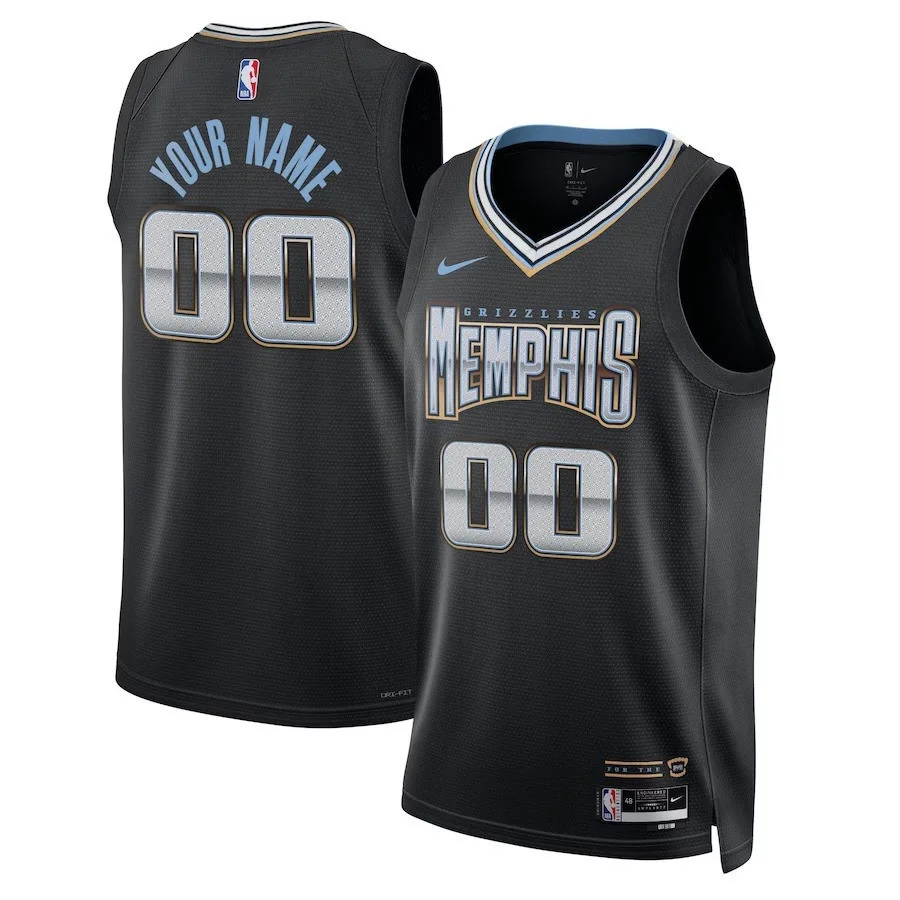 Youth's Custom Memphis Grizzlies City Edition Swingman Jersey 2022-23 -