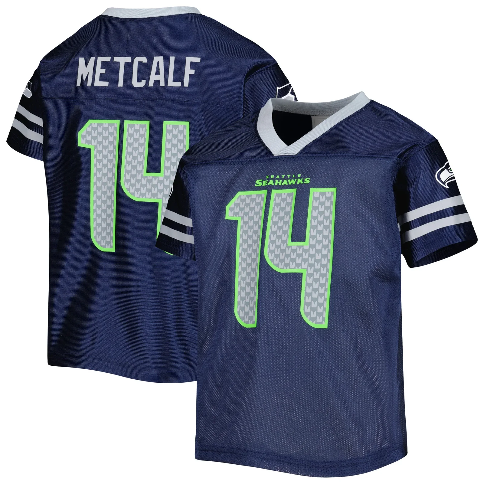 Youth DK Metcalf College Navy Seattle Seahawks Player Jersey -
