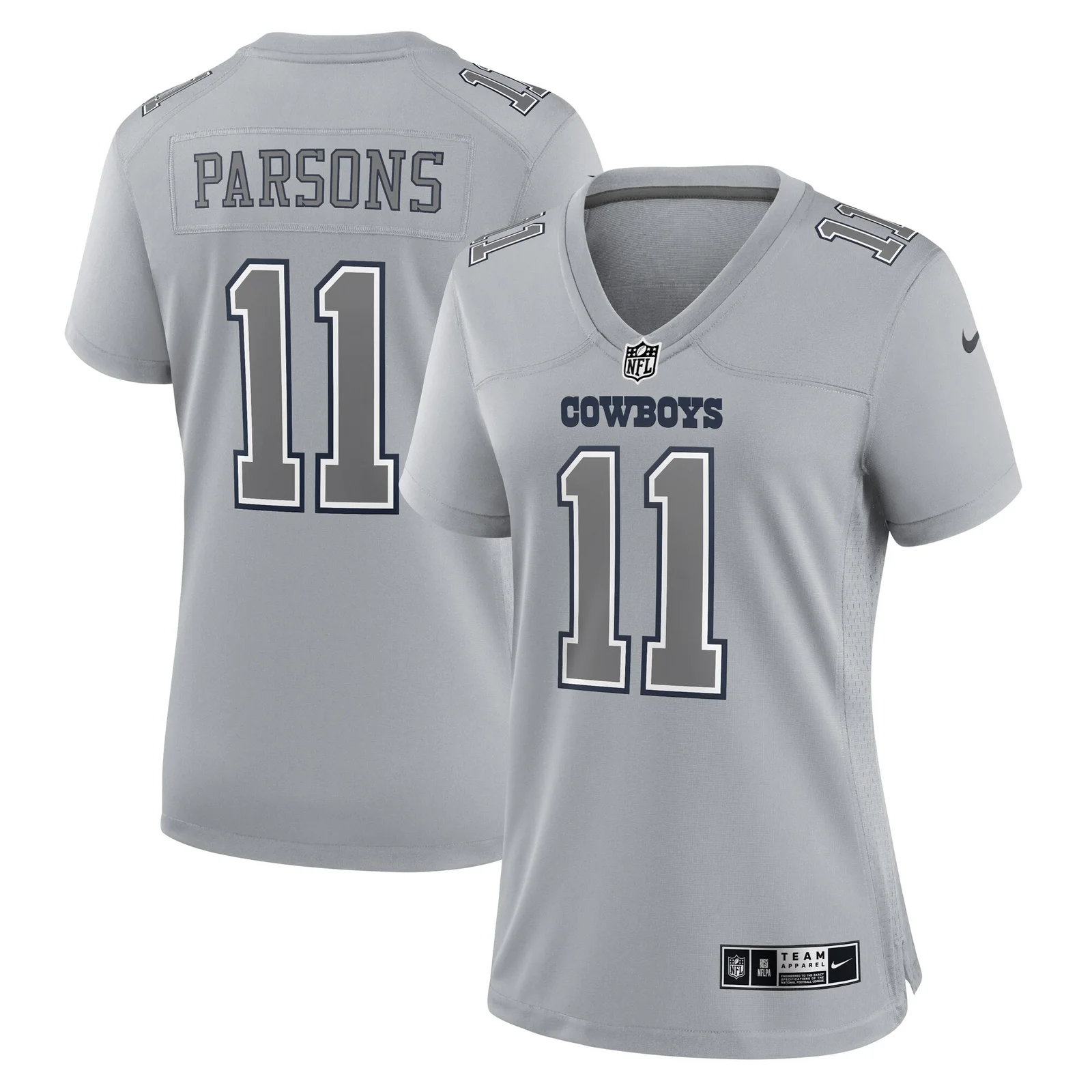 Micah Parsons Dallas Cowboys Woman's Atmosphere Fashion Game Jersey - Gray -