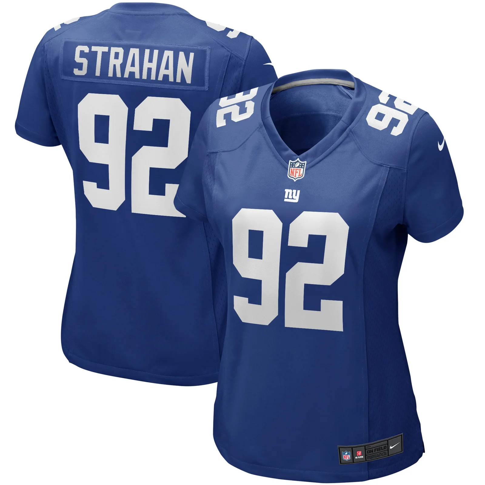 Michael Strahan New York Giants Woman's Game Retired Player Jersey - Royal -
