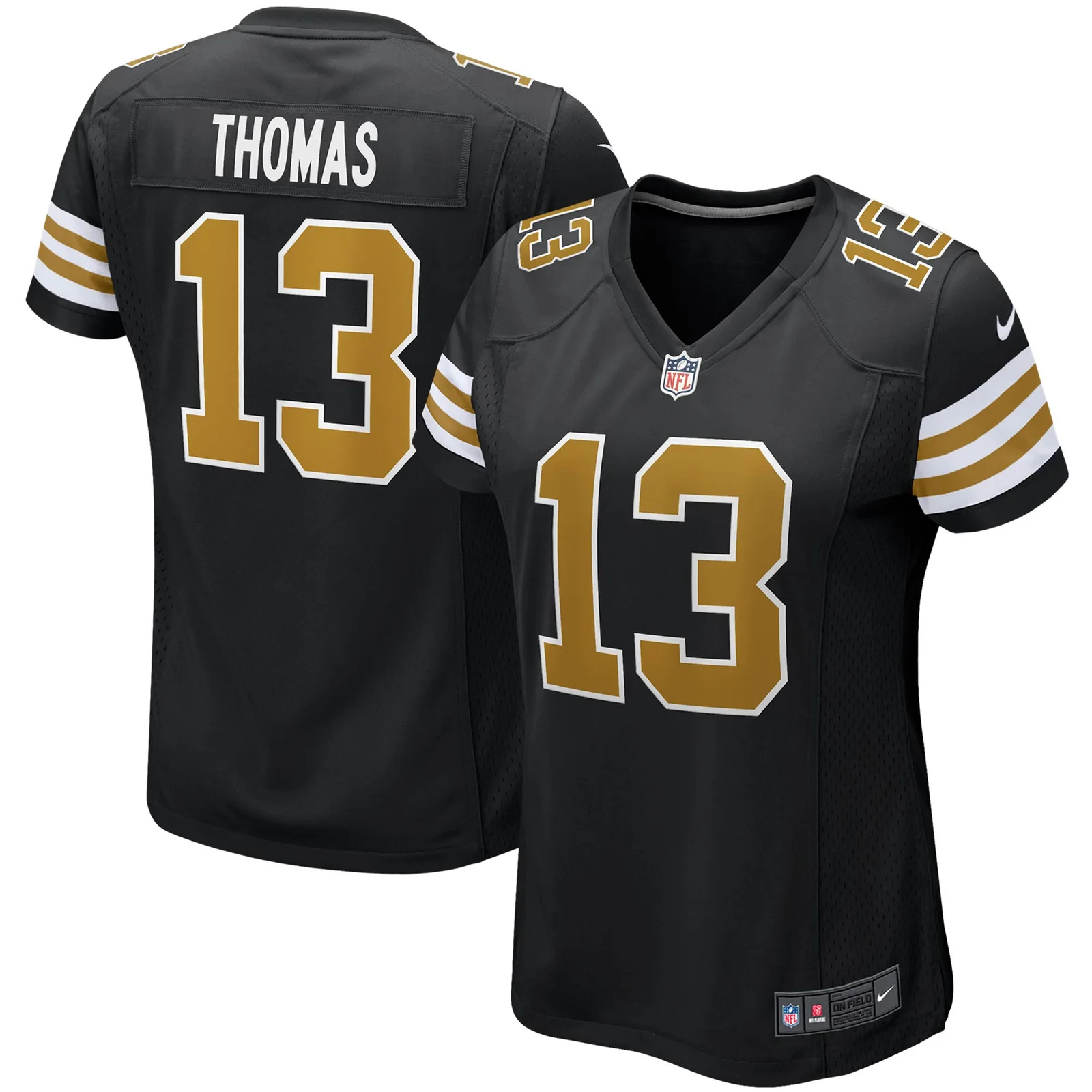 Michael Thomas New Orleans Saints Woman's Alternate Game Jersey - Black -