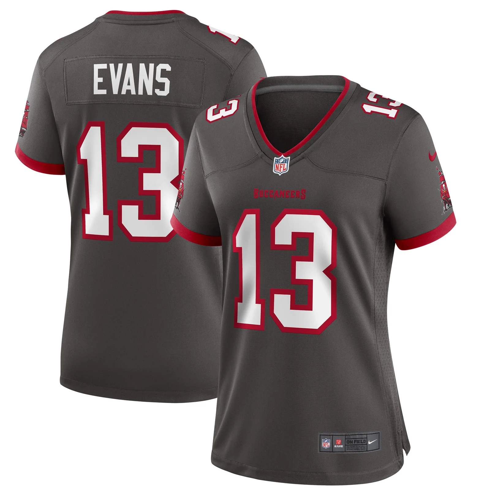 Mike Evans Tampa Bay Buccaneers Woman's Alternate Game Jersey - Pewter -