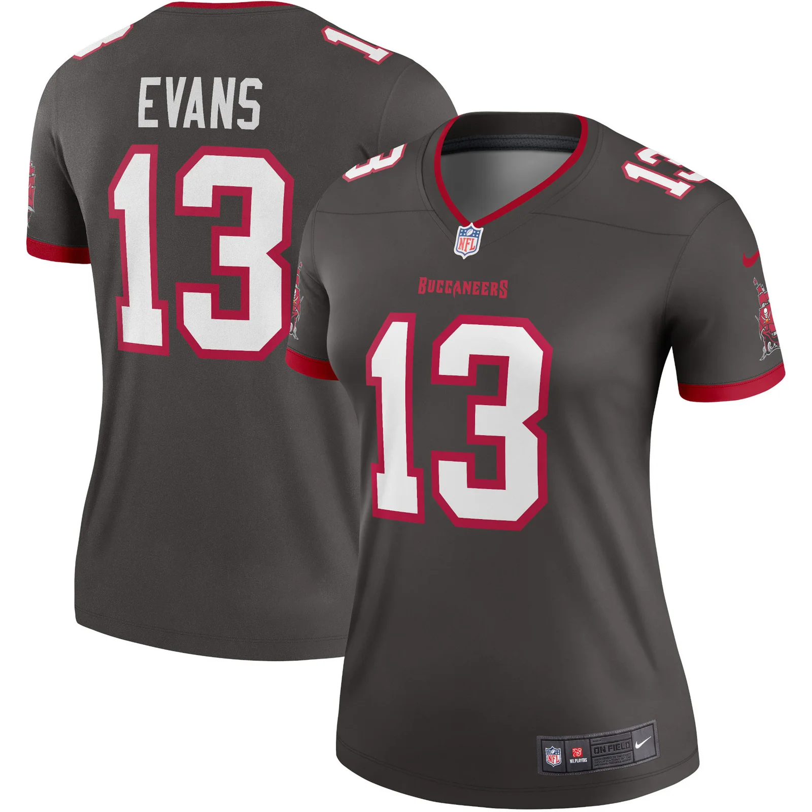 Mike Evans Tampa Bay Buccaneers Woman's Alternate Legend Jersey - Pewter -
